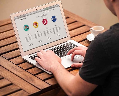 creare un sito web